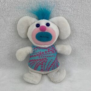 Mattel VTG Sing-a-Ma-Jig Frost Bunny Plush Stuffed Animal Toy 9”